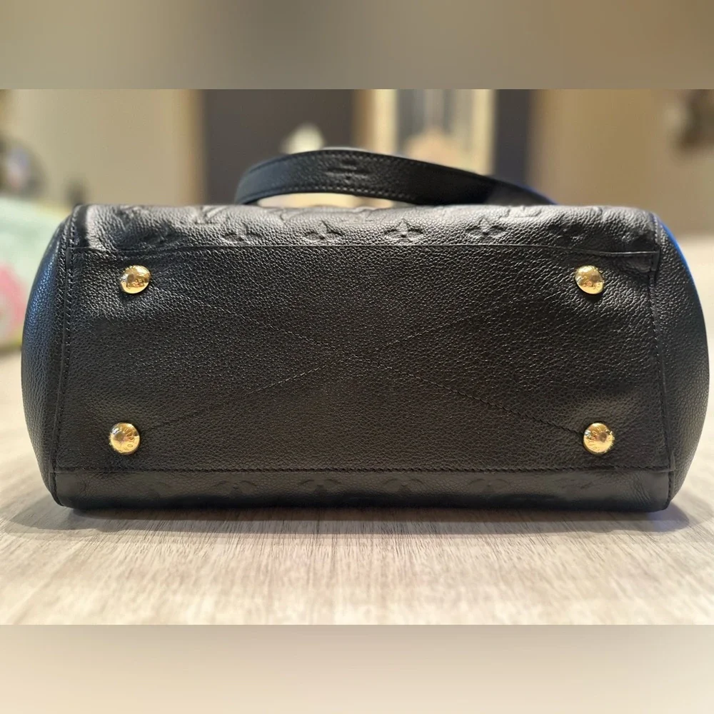 Black Louis Vuitton Montaigne MM Monogram Empriente - Picture 6 of 17